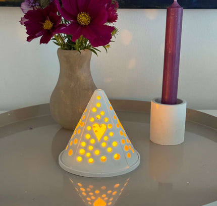 Silikonform Kegellicht Herz