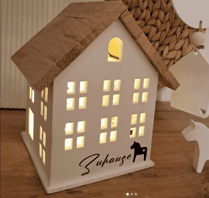 Silikonform Lichterhaus Original