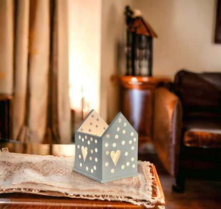 Silikonform Lichthaus mit Herz klein