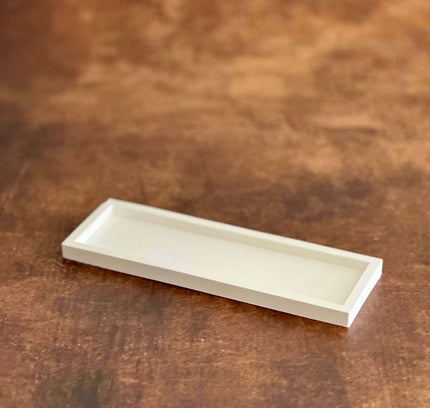 Silikonform für ein kleines Tablett als Dekoelement