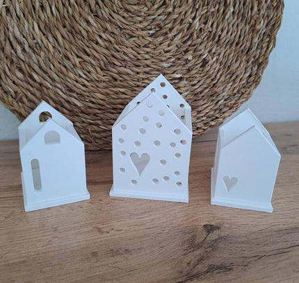 Silikonformen Lichthäuscher mit Herz mini und klein