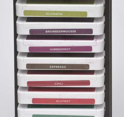 Stempelkissenturm stampin up schwarz front