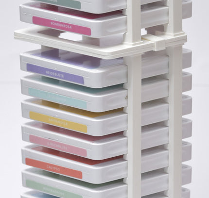 Stempelkissenturm stampin up weiss seitlich