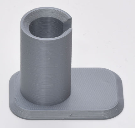 Halter für kleine Klebeflaschen grau