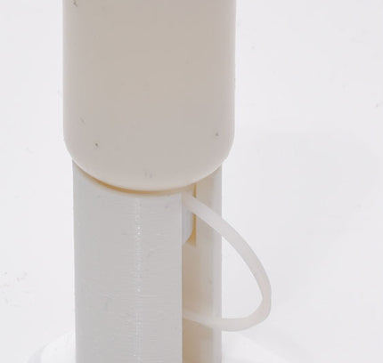 Halter für kleine Klebeflaschen weiß