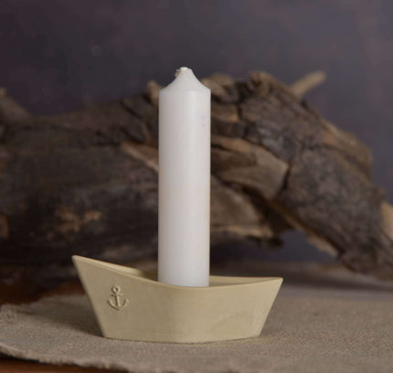 Maritimer DIY Schiff Kerzenschalter in gegossen mit Gießmasse