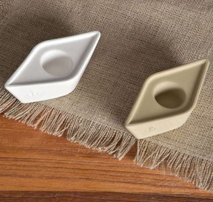 Der Schiffkerzenhalter von oben