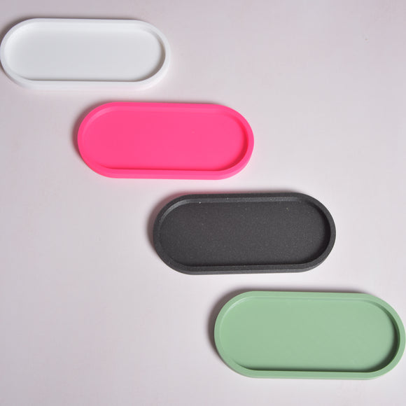 Ovale Tabletts aus PLA – 3D-gedruckt in 2 Größen