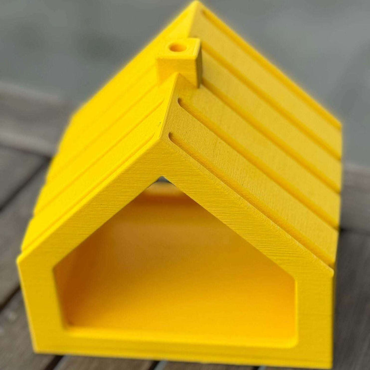 Vogel Futterhaus Gelb