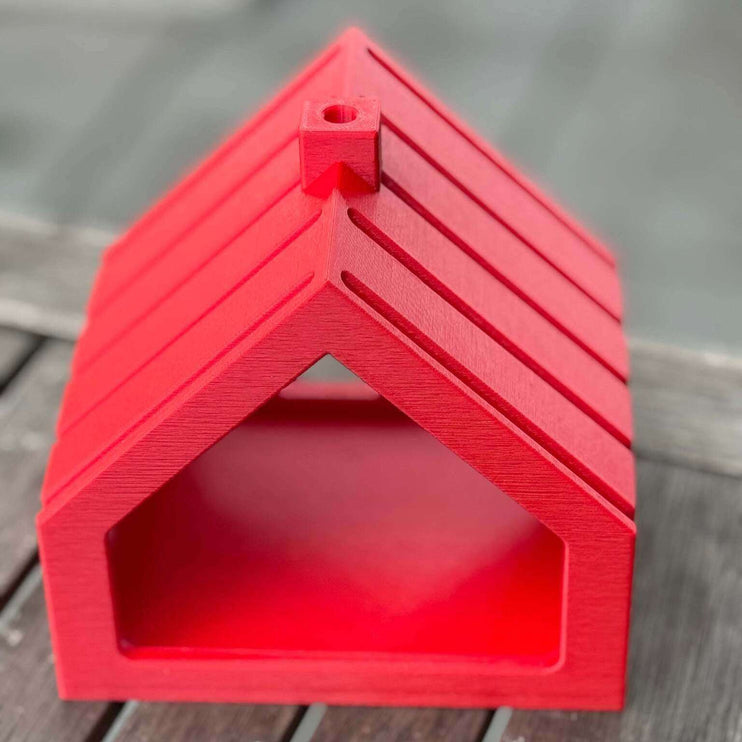 Vogel Futterhaus rot