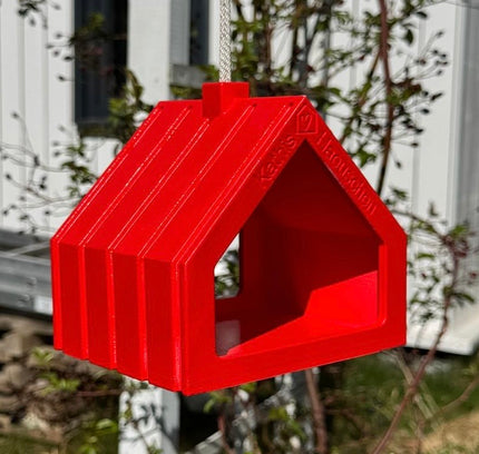 Buntes Vogelfutterhäuschen – 3D-gedruckt & individualisierbar